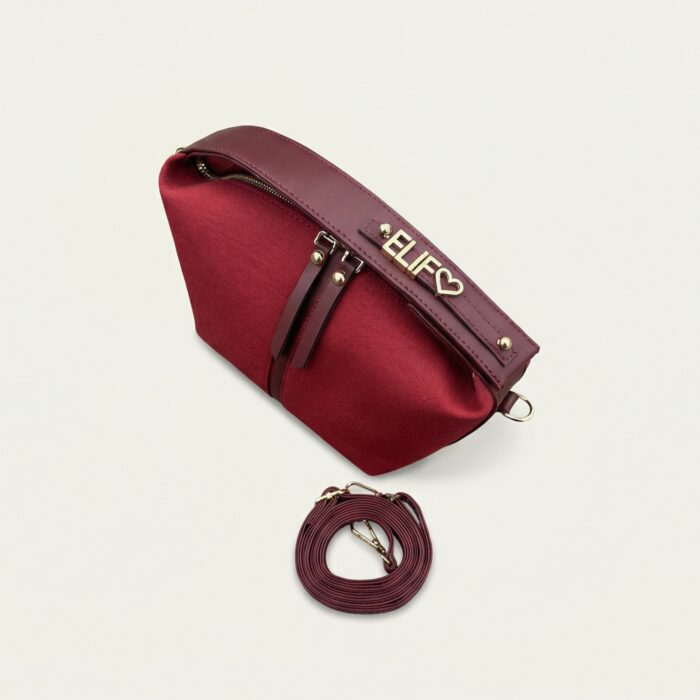 Bordo Charm Çanta